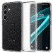 Гръб Spigen Liquid Crystal Glitter за Samsung Galaxy S24 Plus - Прозрачен блестящ