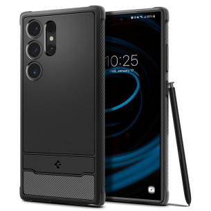 Гръб Spigen Rugged Armor за Samsung Galaxy S24 Ultra - Черен
