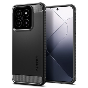 Гръб Spigen Rugged Armor за Xiaomi 14 - Черен