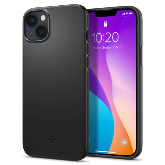 Гръб Spigen Thin Fit за iPhone 14 Plus - Черен