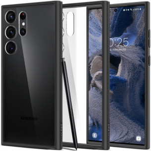 Гръб Spigen Ultra Hybrid за Samsung Galaxy S23 Ultra - Черен