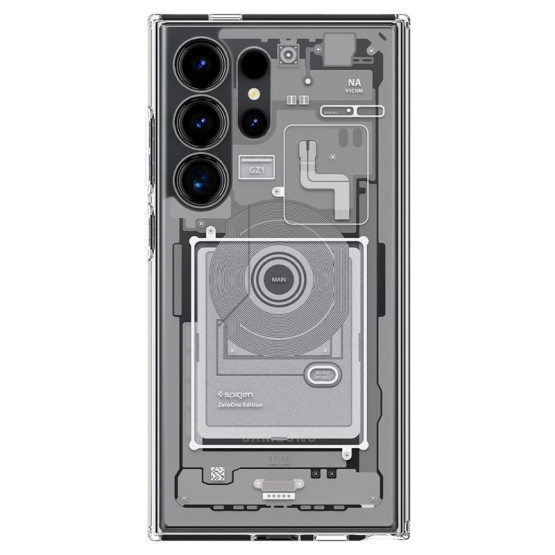 Гръб Spigen Ultra Hybrid за Samsung Galaxy S24 Ultra - Zero one бял