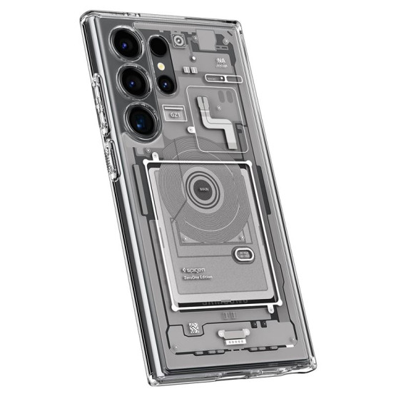 Гръб Spigen Ultra Hybrid за Samsung Galaxy S24 Ultra - Zero one бял