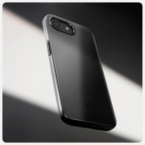 Гръб Spigen за iPhone 16E, Thin Fit, MagSafe, Черен