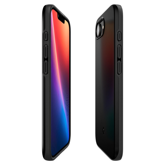 Гръб Spigen за iPhone 16E, Thin Fit, MagSafe, Черен