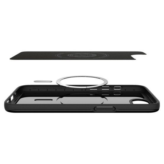 Гръб Spigen за iPhone 16E, Thin Fit, MagSafe, Черен