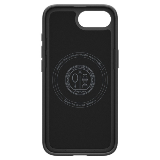 Гръб Spigen за iPhone 16E, Thin Fit, MagSafe, Черен