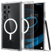 Гръб Spigen за Samsung Galaxy S24 Ultra, Ultra hybrid, OneTap, Metal Ring, Magsafe, Прозрачен