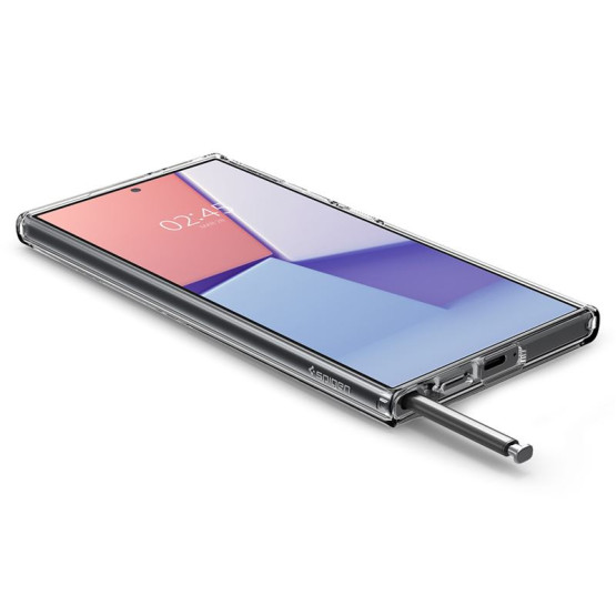 Гръб Spigen за Samsung Galaxy S24 Ultra, Ultra hybrid, OneTap, Metal Ring, Magsafe, Прозрачен