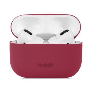 Kaлъф Holdit Silicone Case за AirPods Pro 1/2 - Red Velvet
