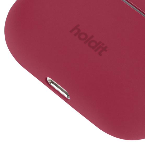 Kaлъф Holdit Silicone Case за AirPods Pro 1/2 - Red Velvet