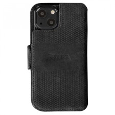 Калъф Krusell Leather Wallet за Iphone 13 - Черен