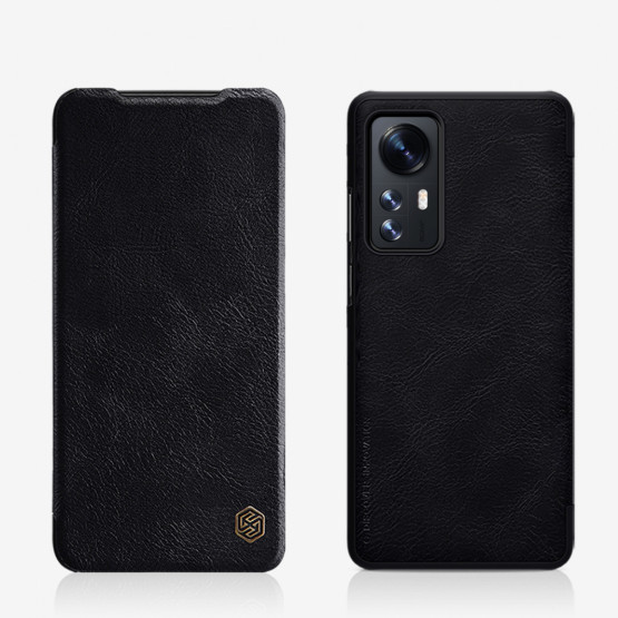 Калъф Nillkin Qin за Xiaomi Mi 12/12x - Черен