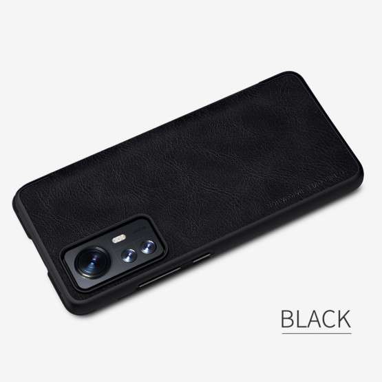 Калъф Nillkin Qin за Xiaomi Mi 12/12x - Черен