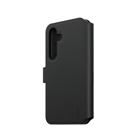 Калъф тефтер, Care by PanzerGlass за Samsung Galaxy S25 Plus, Tango, Two-in-One, QI Compatible, Feature Case, Черен
