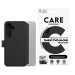 Калъф тефтер, Care by PanzerGlass за Samsung Galaxy S25 Plus, Tango, Two-in-One, QI Compatible, Feature Case, Черен