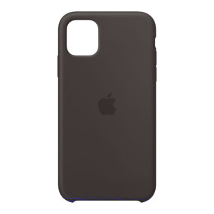 Оригинален гръб Apple Silicone Cover за iPhone 11 - Черен, MWVU2ZM/A