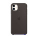 Оригинален гръб Apple Silicone Cover за iPhone 11 - Черен, MWVU2ZM/A