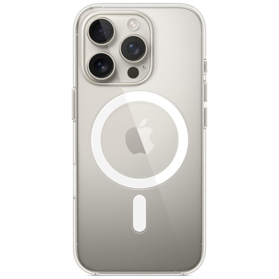 Оригинален Гръб Apple за Apple iPhone 16 Pro, Clear Case with MagSafe - Прозрачен
