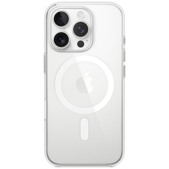 Оригинален Гръб Apple за Apple iPhone 16 Pro, Clear Case with MagSafe - Прозрачен
