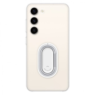 Оригинален гръб Samsung Clear Standing Cover за Samsung Galaxy S23 - Прозрачен, EF-XS911CTE