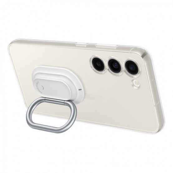 Оригинален гръб Samsung Clear Standing Cover за Samsung Galaxy S23 - Прозрачен, EF-XS911CTE