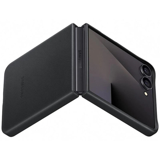 Оригинален гръб Samsung KindSuit Case за Galaxy Z Flip 7 - Черен, EF-VF766PBE