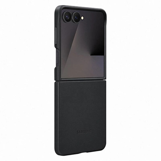 Оригинален гръб Samsung KindSuit Case за Galaxy Z Flip 7 - Черен, EF-VF766PBE