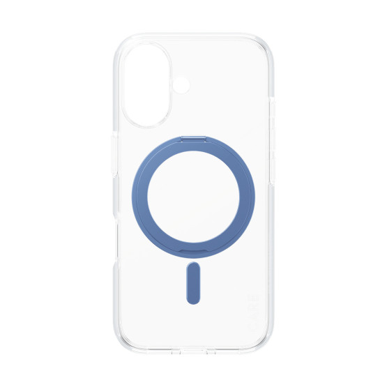 Гръб CARE by PanzerGlass за iPhone 16, Feature Blue Kicks and MagSafe