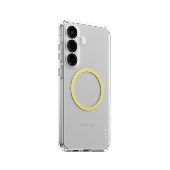 Гръб Care by PanzerGlass за Samsung Galaxy S25 Plus, Flagship Case, Прозрачен, Urban Combat, QI Compatible, Chardonnay