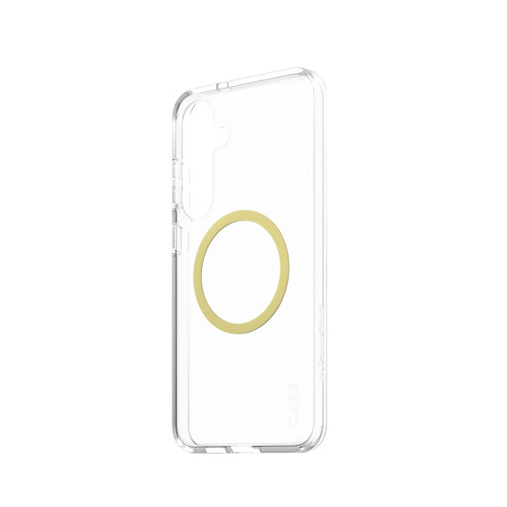 Гръб Care by PanzerGlass за Samsung Galaxy S25 Plus, Flagship Case, Прозрачен, Urban Combat, QI Compatible, Chardonnay