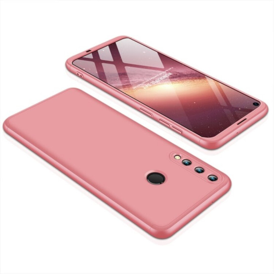 Гръб GKK 3 IN 1 Hard PC Case за Huawei P40 Lite E - Rose gold