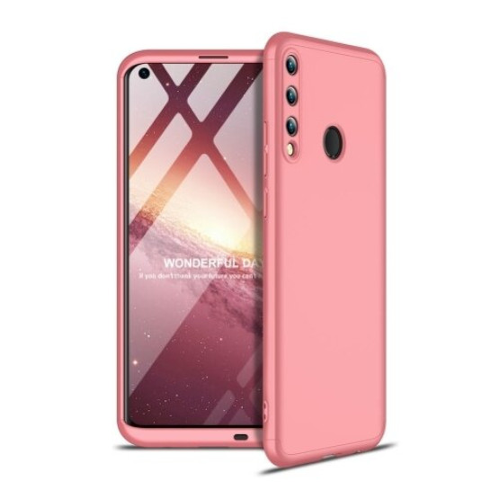 Гръб GKK 3 IN 1 Hard PC Case за Huawei P40 Lite E - Rose gold