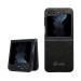 Гръб Guess PC/TPU Glitter Flakes Metal Logo Case за Samsung Galaxy Z Flip 5 - Черен