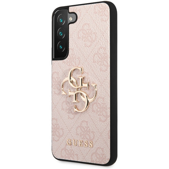 Гръб Guess PU 4G Metal Logo Case за Samsung Galaxy S23 - Розов