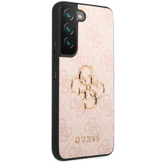 Гръб Guess PU 4G Metal Logo Case за Samsung Galaxy S23 - Розов