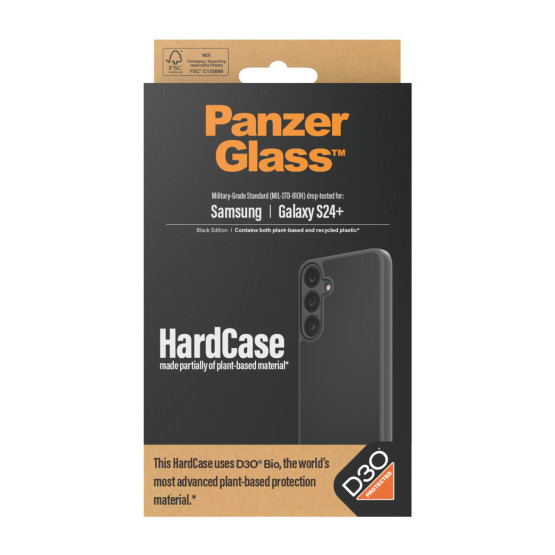Гръб Hardcase D3O PanzerGlass за Samsung Galaxy S24 Plus - Черен