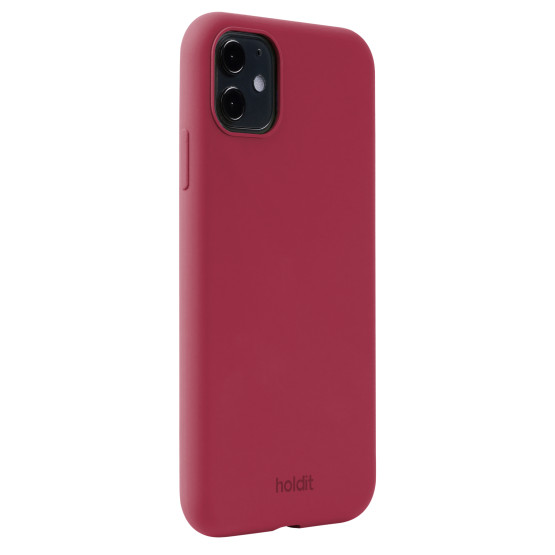 Гръб Holdit Silicone Case за iPhone 11/XR - Red Velvet