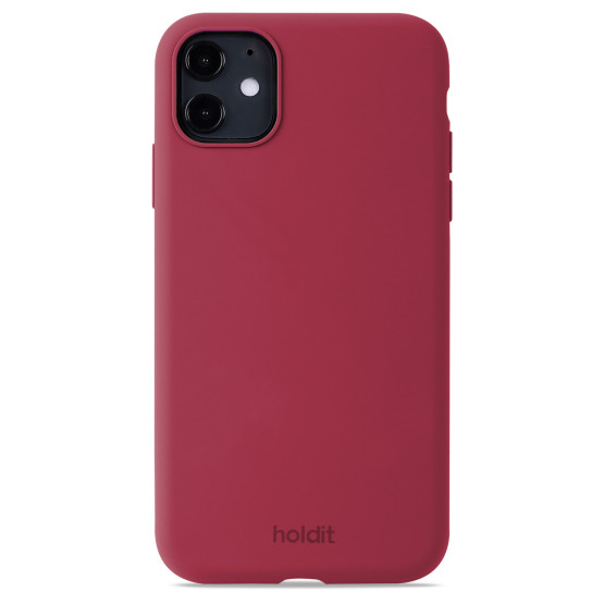 Гръб Holdit Silicone Case за iPhone 11/XR - Red Velvet