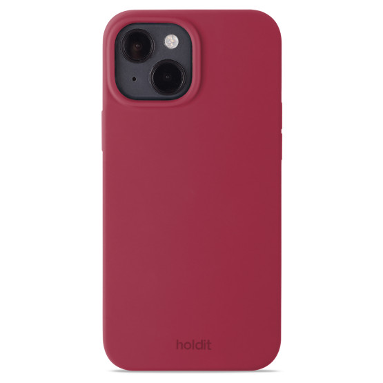 Гръб Holdit Silicone Case за iPhone 14/13 - Red Velvet