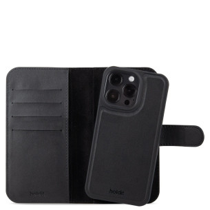Гръб Калъф Holdit WalletCase MagnetPlus за iphone 15 Pro - Черен