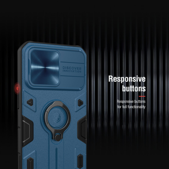 Гръб Nillkin cam shield armor за Iphone 13 Pro - Син