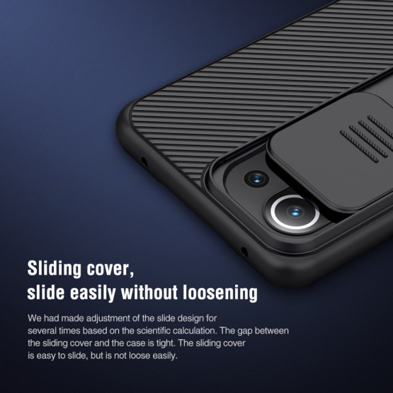 Гръб Nillkin Camshield series за Xiaomi 11 lite 4G/ 5G - Черен