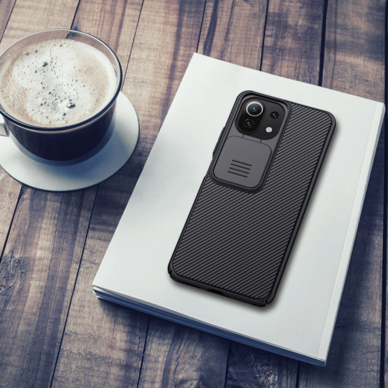 Гръб Nillkin Camshield series за Xiaomi 11 lite 4G/ 5G - Черен