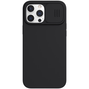 Гръб Nillkin Camshield Silky magnetic silicone case за iphone 13 Pro Max - Черен