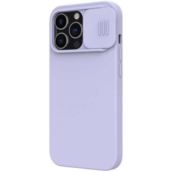 Гръб Nillkin CamShield Silky Silicone Case за Apple iPhone 13 Pro - Лилав
