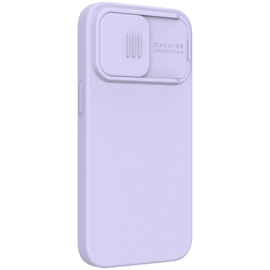 Гръб Nillkin CamShield Silky Silicone Case за Apple iPhone 13 Pro - Лилав