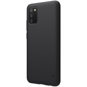 Гръб Nillkin Frosted Shield Hard за Samsung A02s - Черен