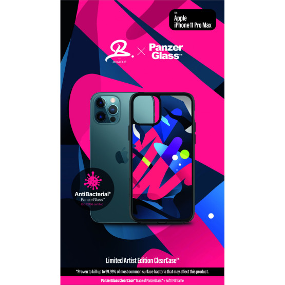 Гръб PanzerGlass Artist Edition ClearCase за Iphone 11 Pro Max - Цветен