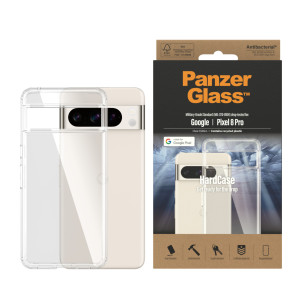 Гръб PanzerGlass Hard Case за Google Pixel 8 Pro , Antibacterial - Прозрачен